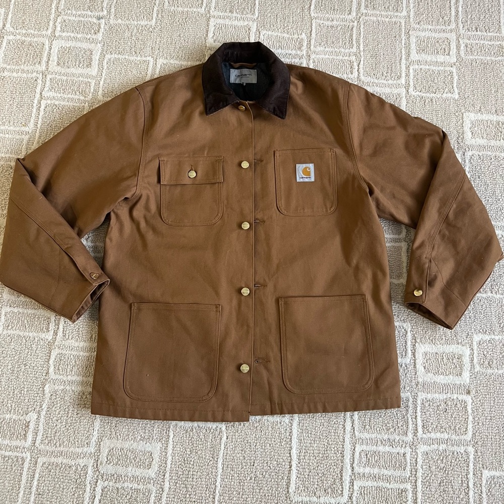 Carhartt WIP Michigan Chore Coat Large Hamilton Brown / Tobacco (Rigid)